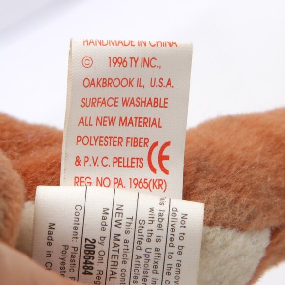 Vintage TY Beanie Baby POUCH Kangaroo Joey 1996 Stuffie Toy Plush Australia - Picture 7 of 8